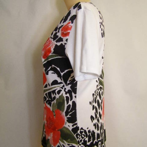 S or 2X NWT Jess and Jane cotton shirt black - Picture 2 of 3